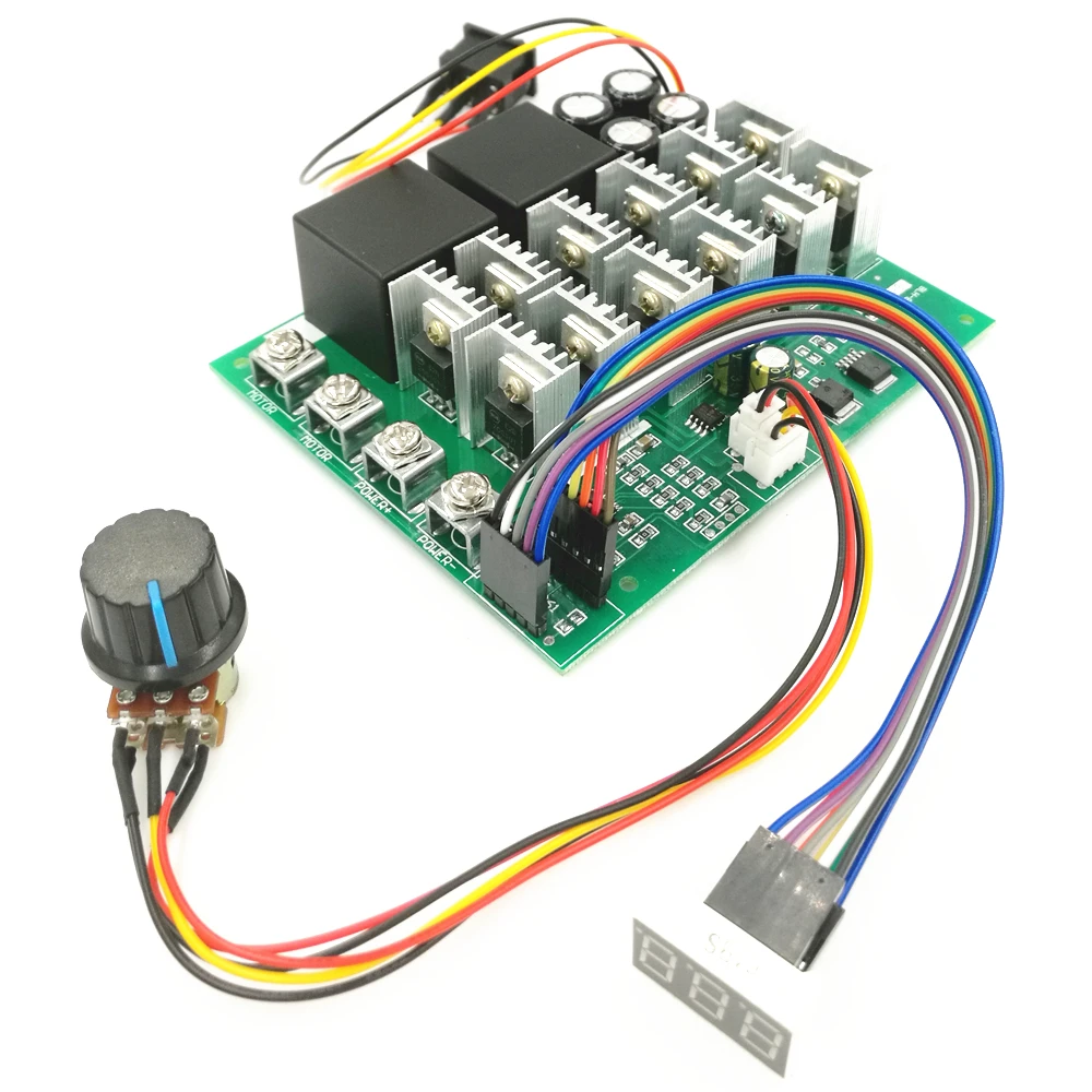 DC 12V 60A 3000W Motor Speed Controller With Reverse Switch