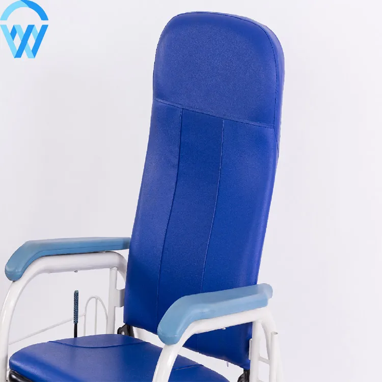 High quality reclining transfusion Medical furniture drip chair Height Adjustable Infusion Chair for Hospital Dental Chair