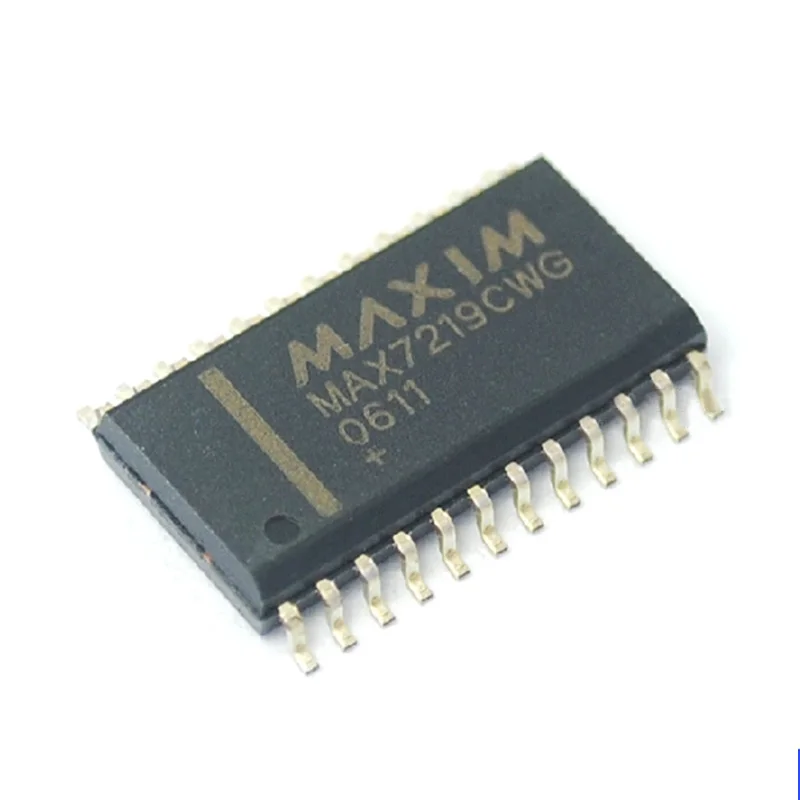 MAX7219CWG SOP24 Серийно Сопряженное, 8-разрядный СВЕТОДИОДНЫЙ Дисплей Драйверы Лучшее качество
