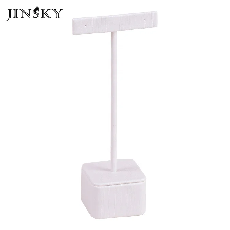 JINSKY wholesale jewelry bracelet display stand pu jewellery ring display stand