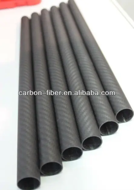 3K woven Carbon fibre round tube carbon pipe
