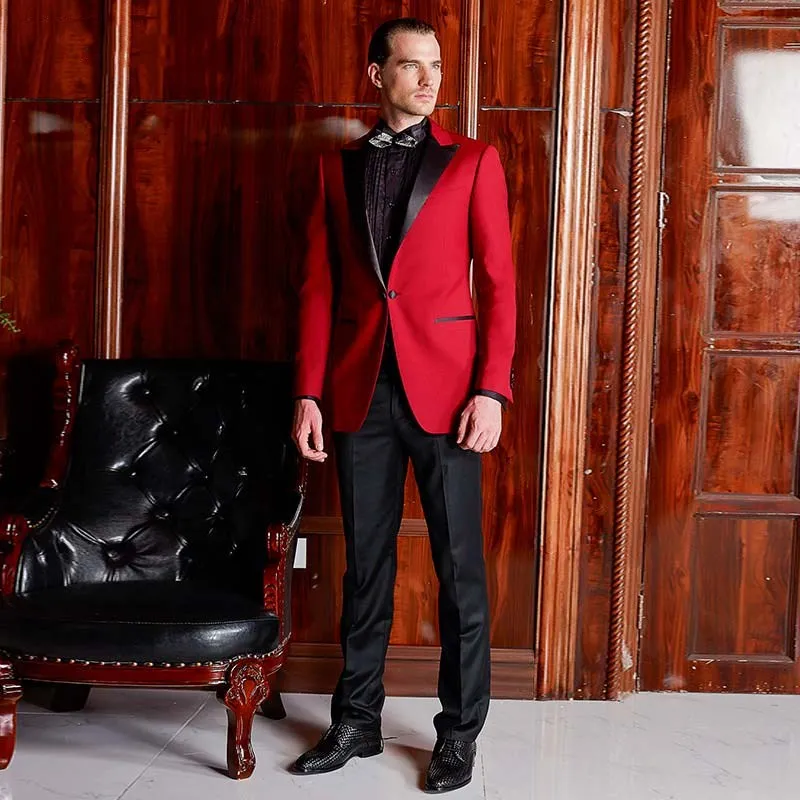 Half Canvas Mtm Bespoke Custom Made Luxurious Blazers Wedding Groom Suits Set for Men