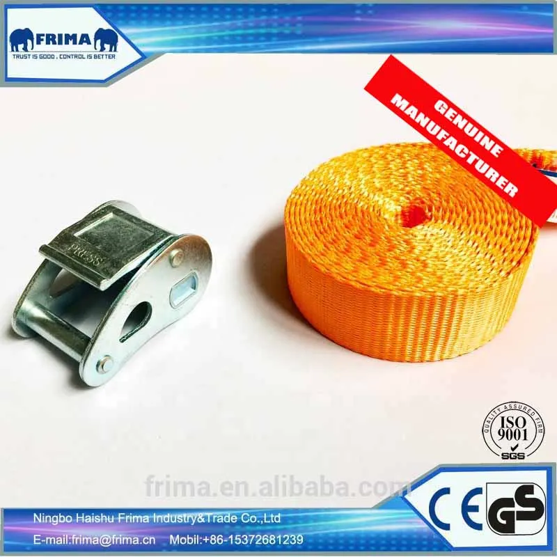 Ремень с пряжкой из цинкового сплава 1135кг/6 м/38 мм, без крючков