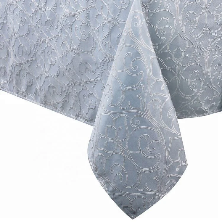 Washable Jacquard Hot Sale Round/Square Tablecloths Vinyl Large Round Oilcloth Tablecloth For Parties Holiday Dinner & More