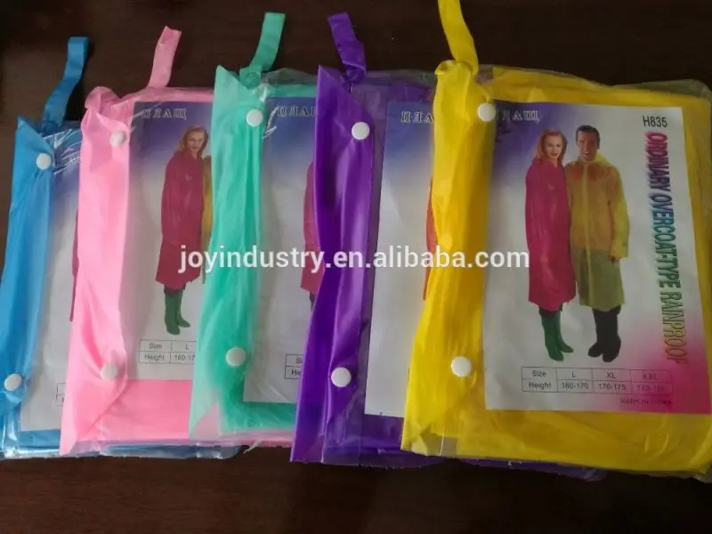 pvc customs poncho ,rain poncho,promotion cheap EVA raincoat