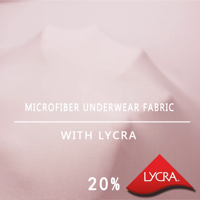 High Elastane Nylon Lycra underwear fabric