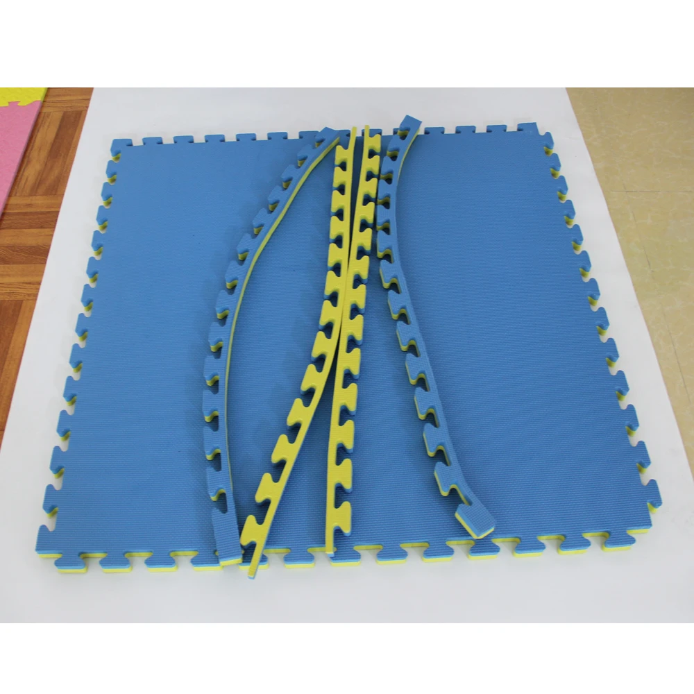 EVA foam puzzle mat interlocking tile Tatami Flooring mat wholesale price customized Taekwondo Jigsaw karate