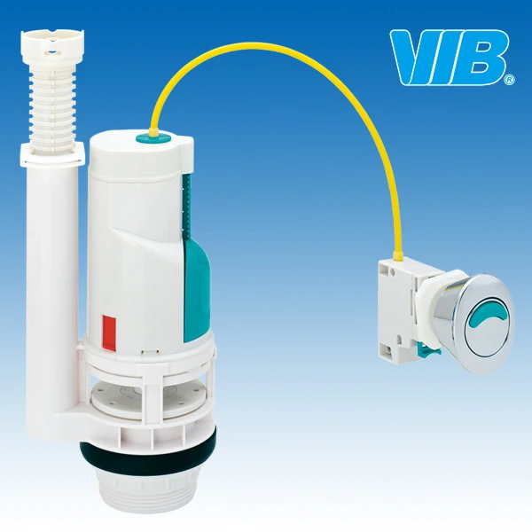
Toilet Dual Cable Wire Control Pressure Flush Valve Flushometer 