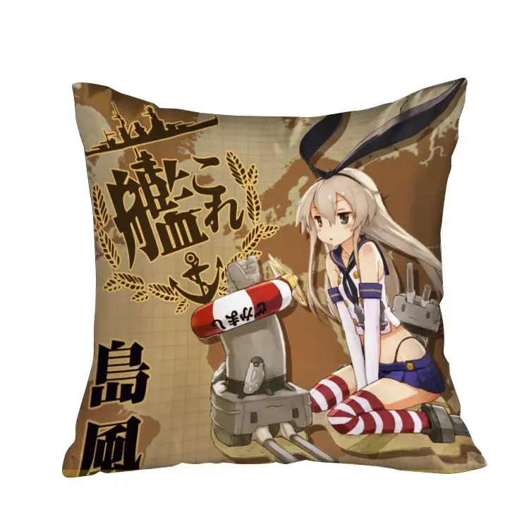 Новый Shimakaze - Kantai коллекция 40 x 40 см площадь аниме Dakimakura Waifu бросить подушку крышка GZFONG300