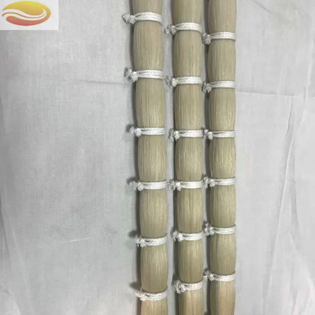 
Sell Violin Bow Hair Material Mongolia Stallion White Horse Tail Hair 
