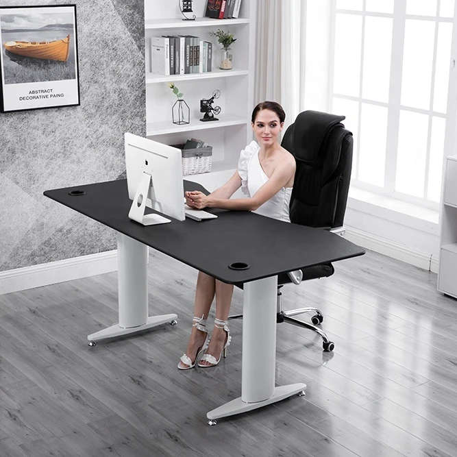 
Factory main products ergonomic sit stand height adjustable desk 