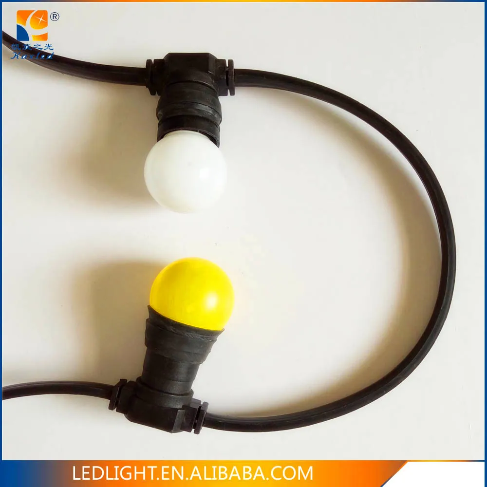 2-*0.75MM2 Copper wire PVC cable E27 B22 holders 500leds 100m waterproof IP 65 outdoor use LED belt light for holiday decoration