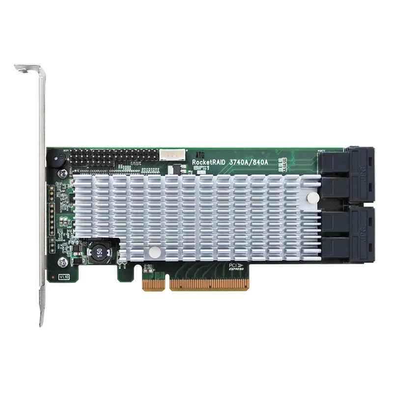 RocketRAID 3740C  16 Ports 12Gb/s PCIe 3.0 x8 SAS/SATA RAID Host Bus Adapter