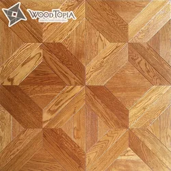 2022 Woodtopia Good quality Luxury Oak wood art parquet flooring