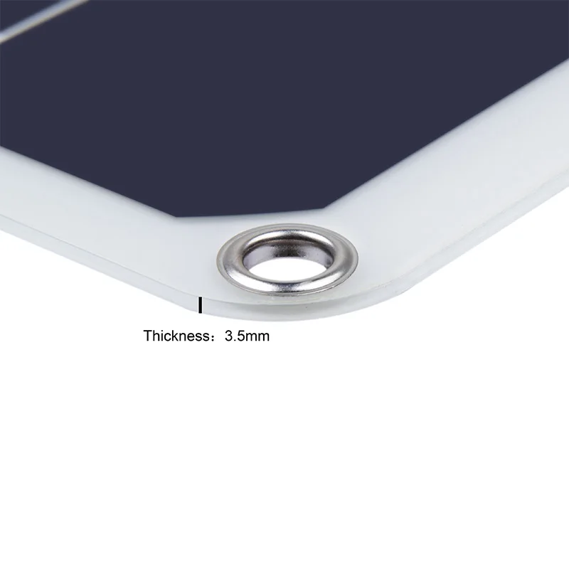 
40 Watts 12 Volts Semi Flexible Monocrystalline Solar Panel for Battery Charging 