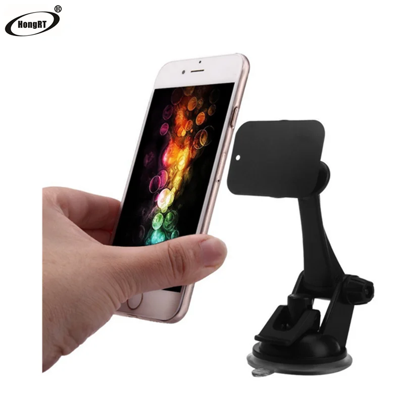 Car windshield sucker cup stand mount 360 rotating phone cradle car magnetic holder