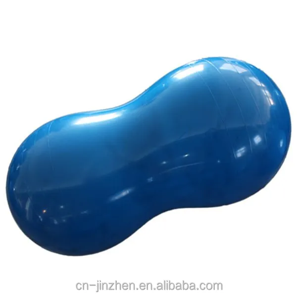 PVC purple Oval Gym Ball exercise ball peanut ball