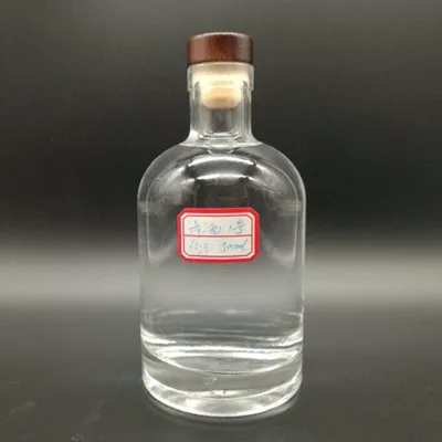 whiskey clear empty glass 700ml bottles wine factory
