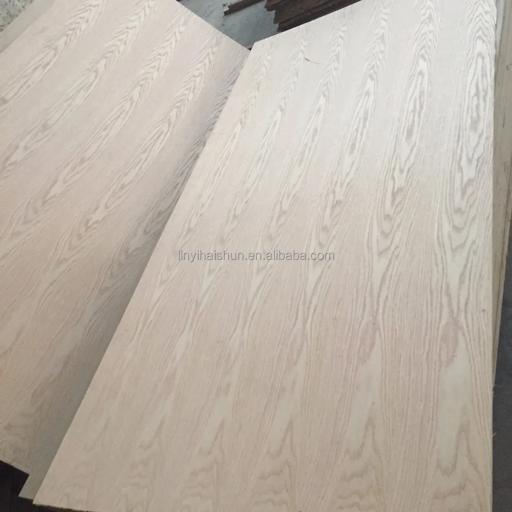 Red Oak wood Veneer for MDF board , plywood, particle board