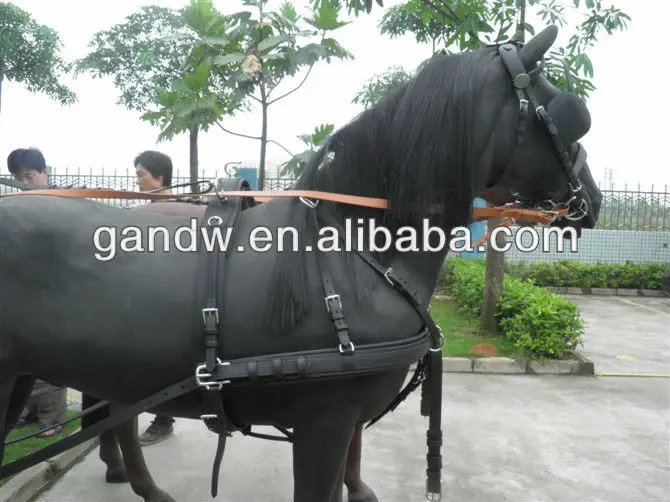 Driving Horse  Harness  SET PVC Equestrian  Horse Racing &Riding Carriage