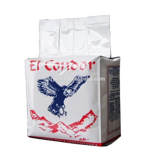 
500g sachets packing instant dry yeast for bakery with high fermentation 