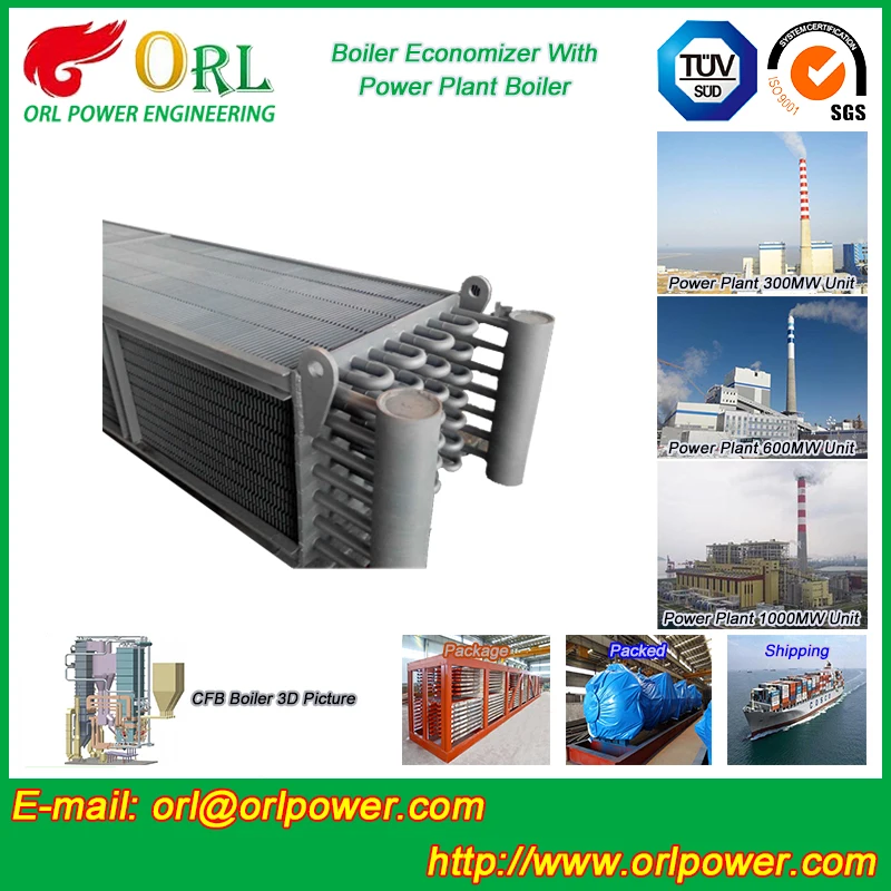 SA210C легированная сталь угольных котлов экономайзера ISO9001