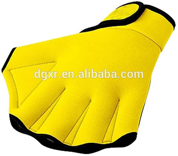 Water Sports Surfing Webbed Swimming AID Paddle Training Fingerless