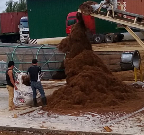 
Hot Sale High Performance coconut husk / oil palm EFB Long Fibre Opening Machine 