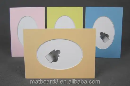 Handmade mat board/ cardboard photo frame