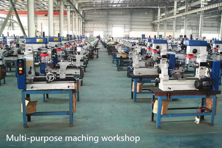 HQ800 Мини Многоцелевой сверлильный токарный фрезерный станок с CE