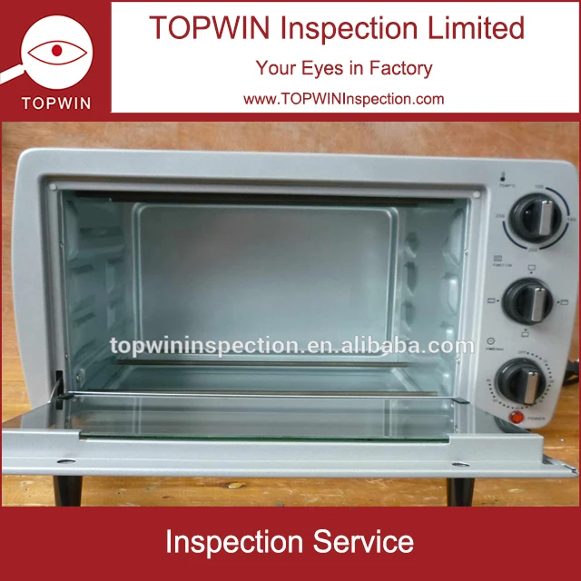 
Mini Oven inspection service for Home Appliances from TOPWIN third party inspection company in china. 