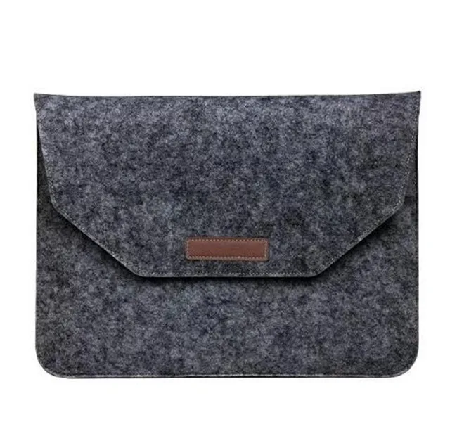 Slim Wool Felt For Macbook Pro Retina 13 15 Sleeve Bag Notebook Flip Laptop Cover For Macbook Air 11 12 13 Handle Case