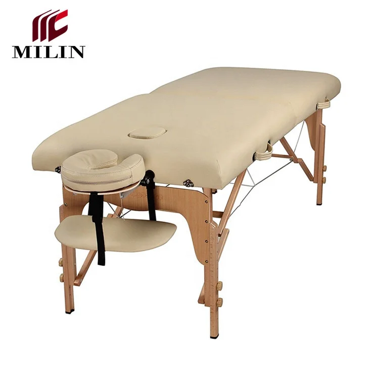 
Wood drawers massage table beauty bed color optional 