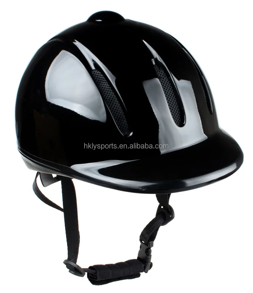 Kids Adult Black Adjustable horse equipment equestrian helmet