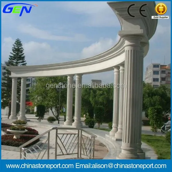 Garden Decorative Natural Stone Column,Granite Column