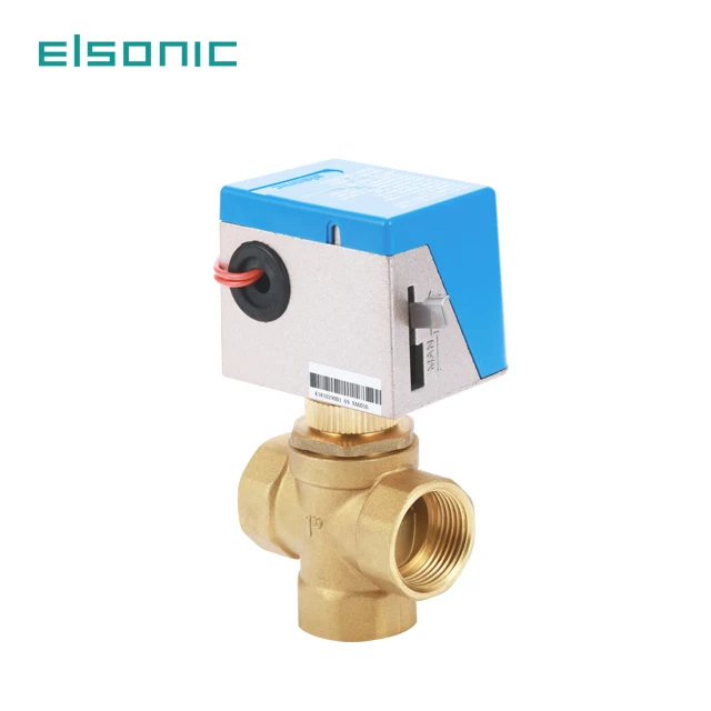 hvac for 3-way electric wireless remote control  brass 24v fan coil unit  motorized zone valve