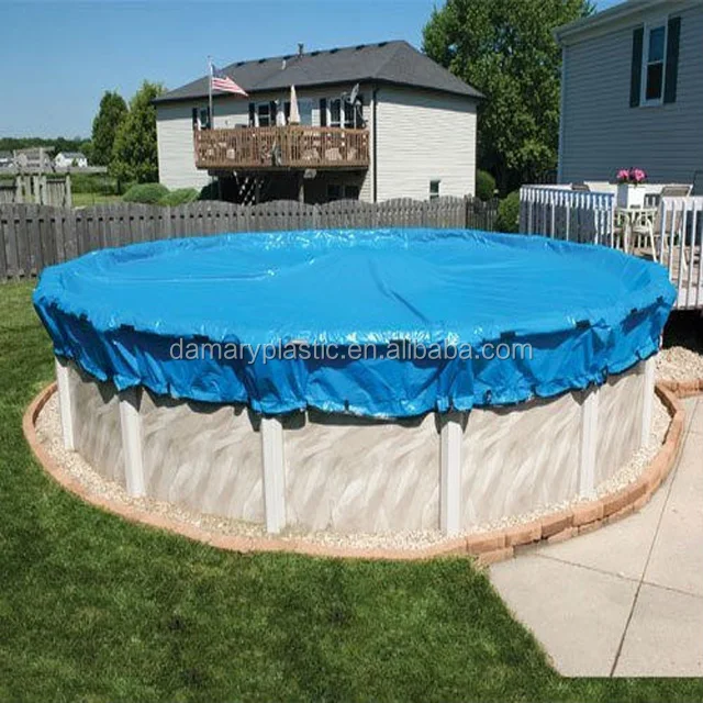 High Quality Coated PE PVC Swimming Pool Cover Fabric for Pool