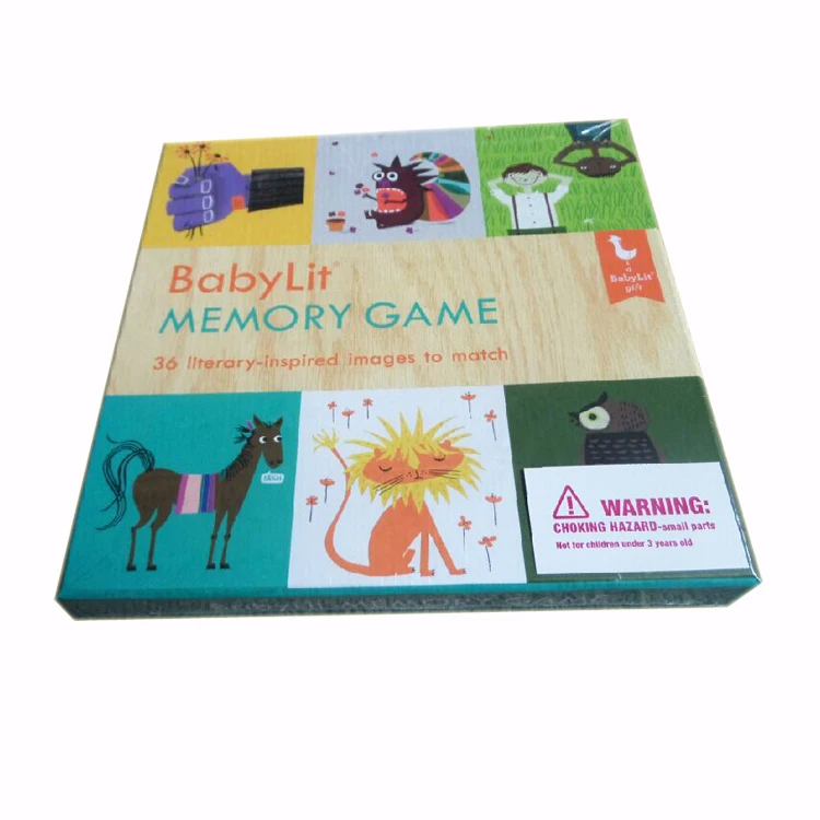 Kids Matching Learning Cards Memo Game