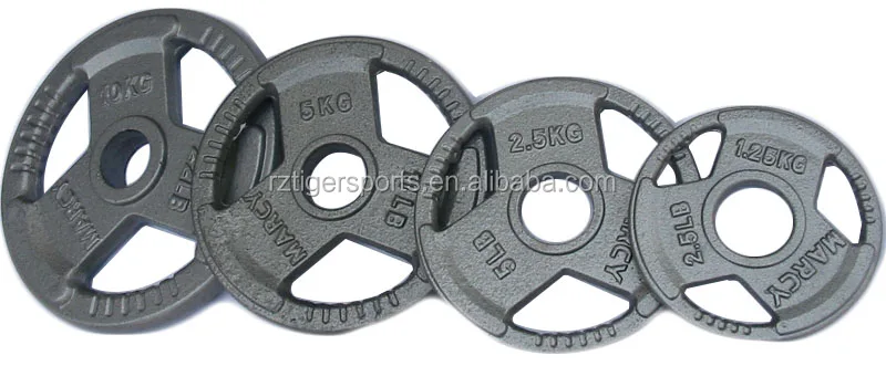 Three holes painting cast iron weiht plate for gym