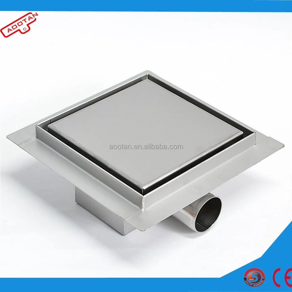 Rectangular Shower Drain Filter Balcony Floor Flexible Channel Linear Drain