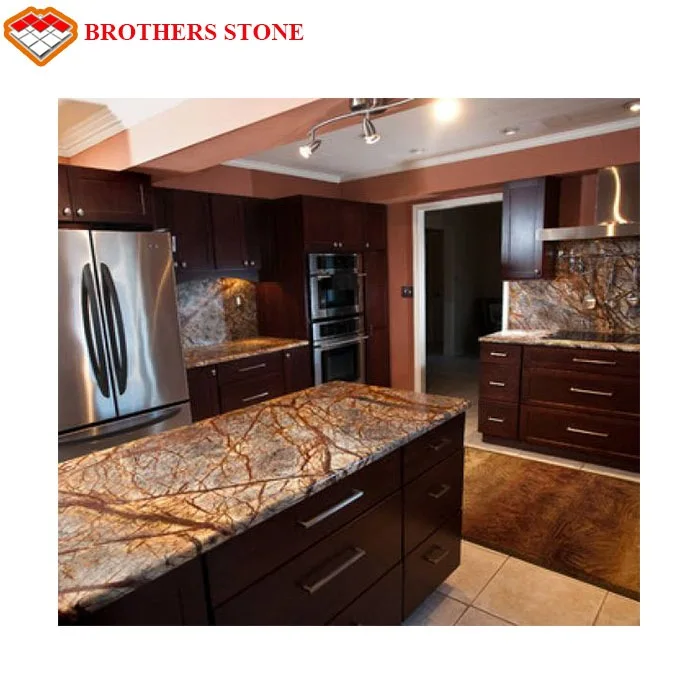 
rain forest brown marble,brown marble,rainforest brown marble slab 