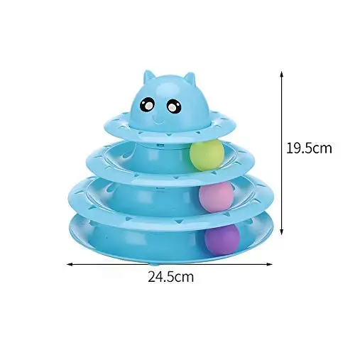 Игрушки для домашних животных кошек 3 уровня башни треки ролики мячи игрушки интерактивный котенок забавные интеллектуальные физические упражнения