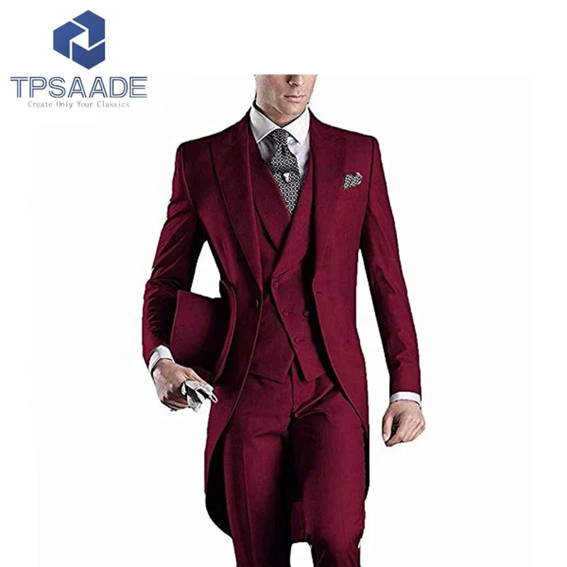 
Superior quality fashionable wedding slim fit suits for men 