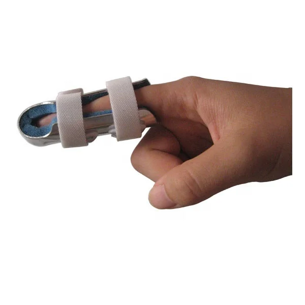 Metal finger splint