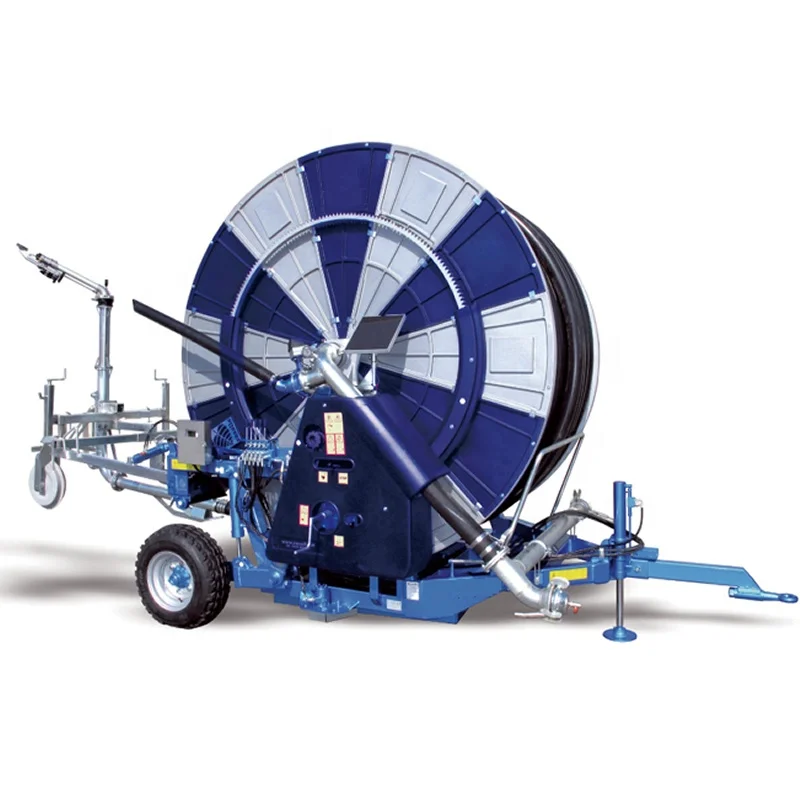 High Quality 500m  hose reel irrigation with travelling big rain gun