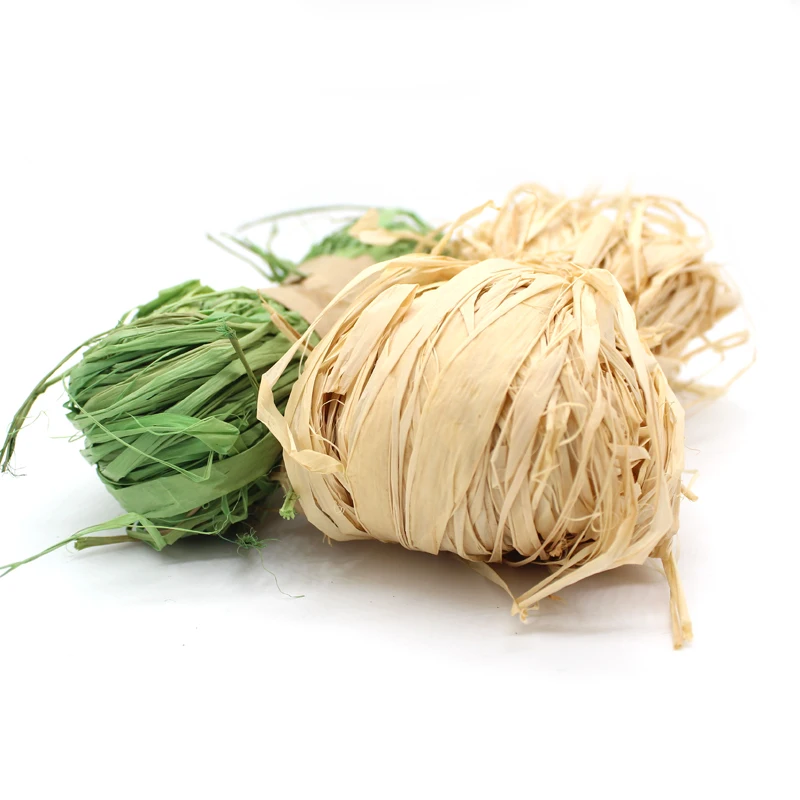 
Colorful Comfortable Accessories Flat Natural Twist Raffia Paper Cords 