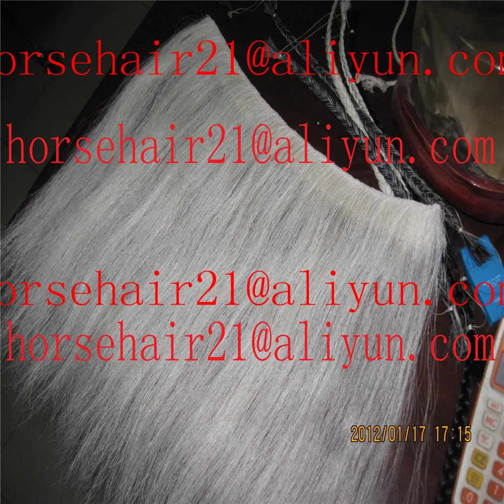 clean horse hairs for wooden rocking horses False mane and False tail