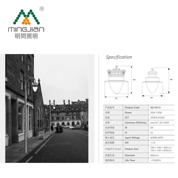 
2021 Outdoor Modern Design Concept and Die-cast Aluminum body 30W to 100W Street Garden Light 