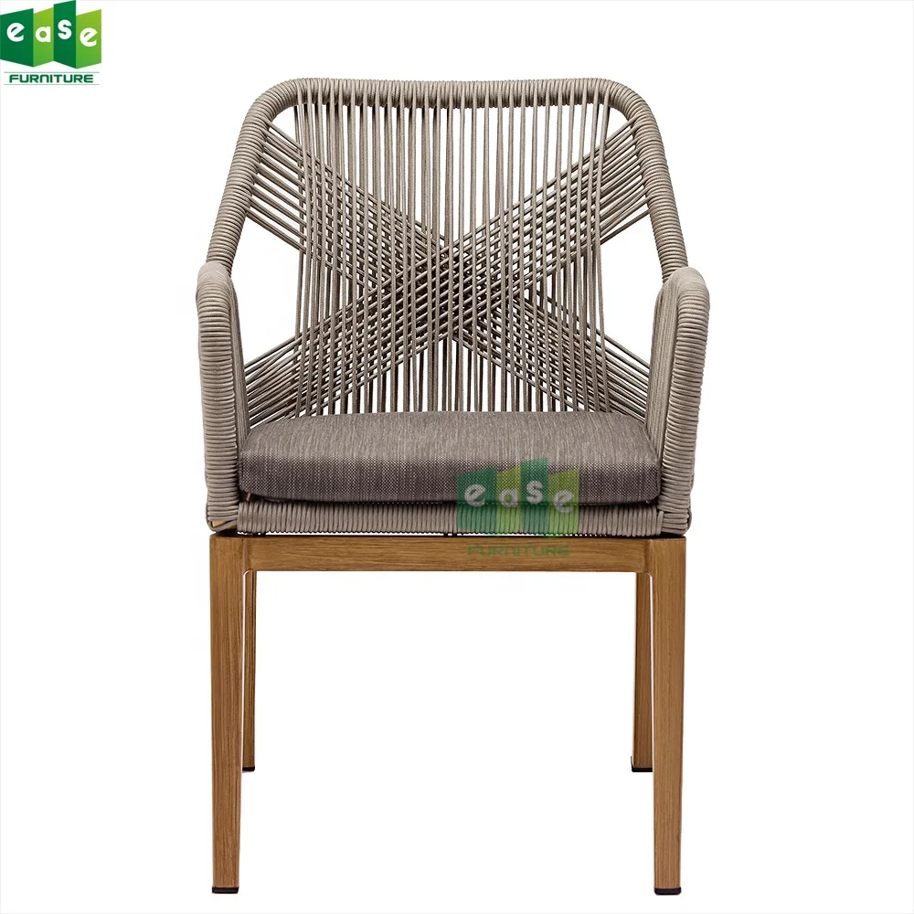 (E1145) уличное кафе обеденная Веревка Плетеный стул мебель