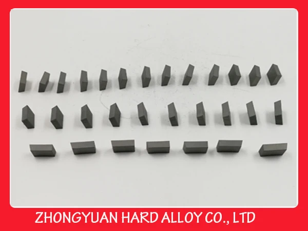 
YG8C ss10 carbide brazed tips for stone cutting machine with good quality 